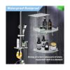 Estante de baño estante de pared de cristal de 2 niveles_6