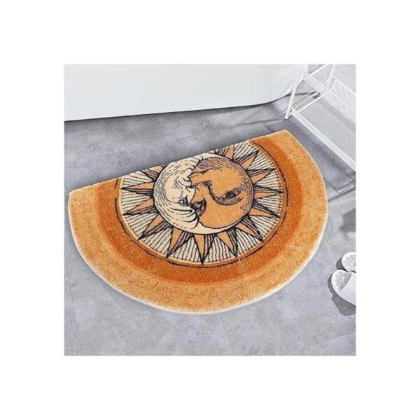 Alfombra creativa semicircular antideslizante