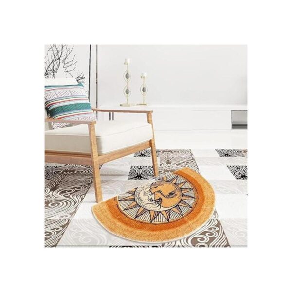 Alfombra creativa semicircular antideslizante