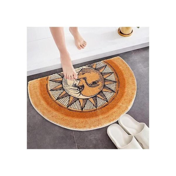 Alfombra creativa semicircular antideslizante