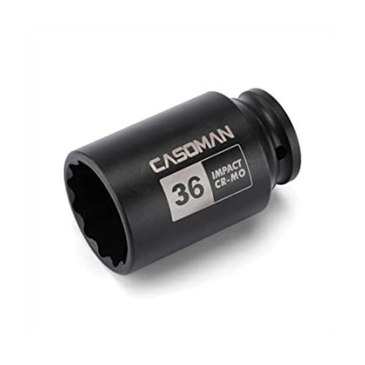 CASOMAN Enchufe de impacto CRMO de 12 pulgada x 1.417 in