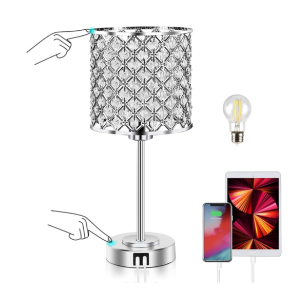 Lámpara de mesa de cristal lámpara de cristal RAYINIGHT_1