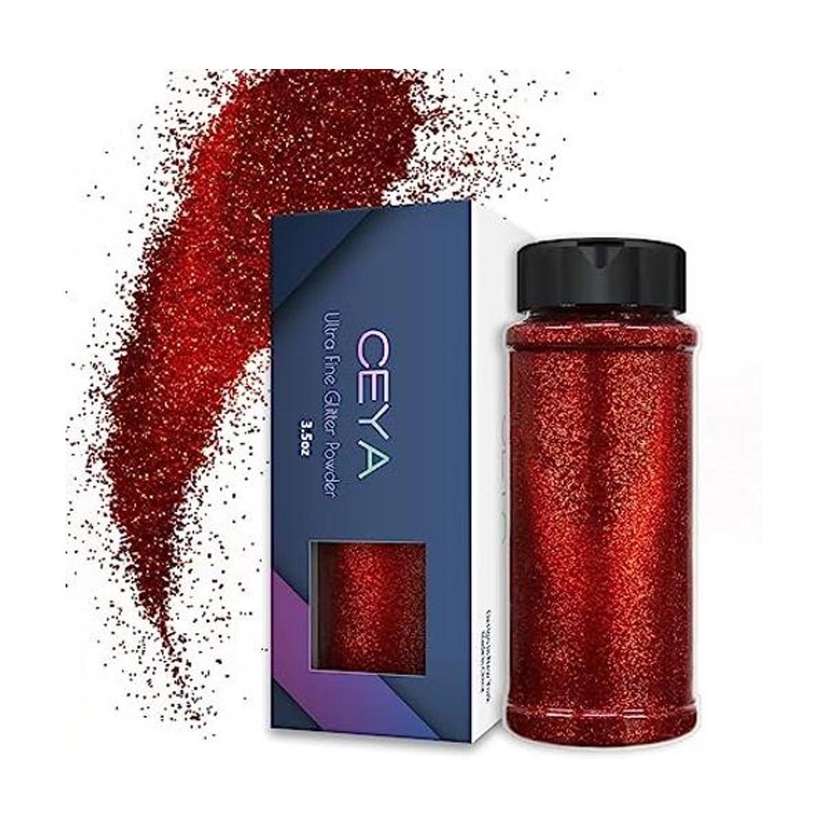 Ceya 3.5 onzas3.53 oz holográfico ultra fino purpurina en