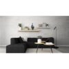 Estatuas de escritorio de poliresina plateada negro con_5