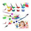Juego de 26 esponjas de pintura para niños juego de