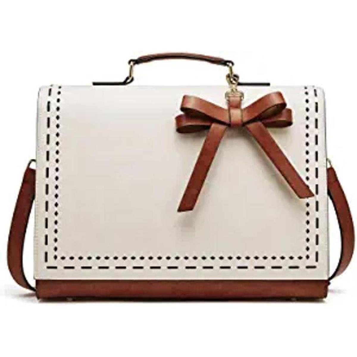 Telena Maletín de cuero para mujer bolso de mano vintage