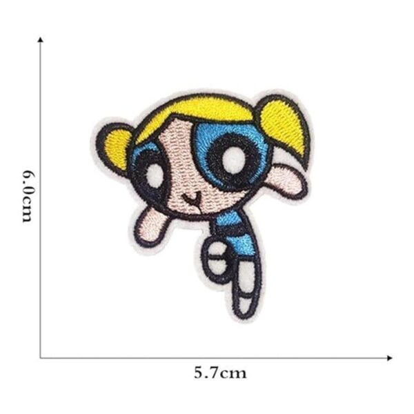 4Pcs Lucky Girl Logo Iron On Sew On Highend Embroidered