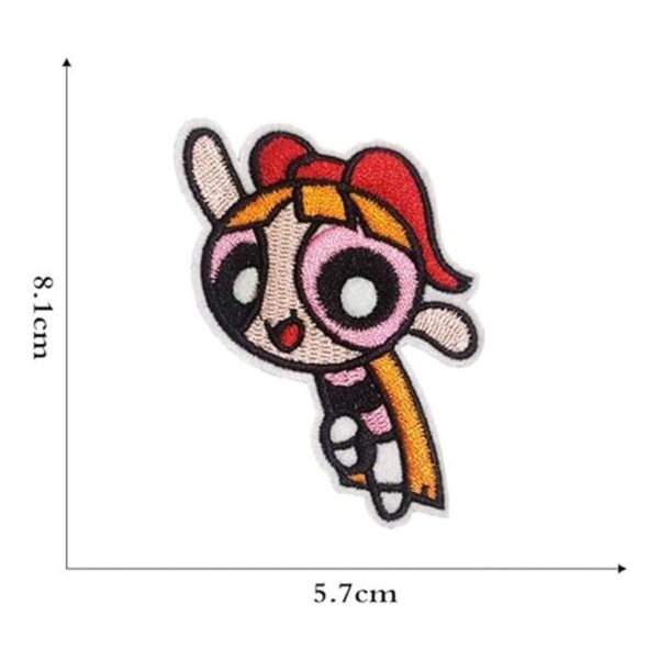 4Pcs Lucky Girl Logo Iron On Sew On Highend Embroidered