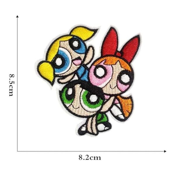 4Pcs Lucky Girl Logo Iron On Sew On Highend Embroidered