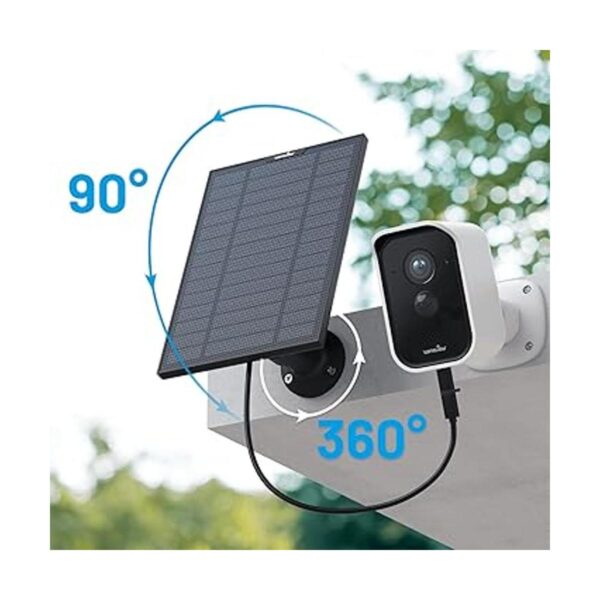 Wansview Panel solar para cámara de batería recargable_2
