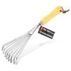 KLDOLLAR Rastrillos de mano de acero inoxidable para_1