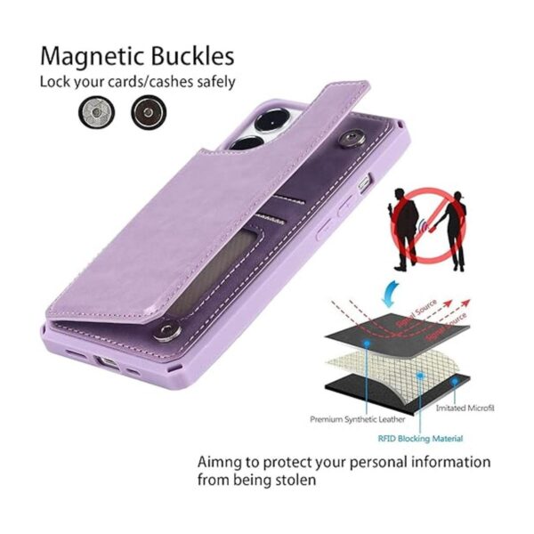 Cavor Funda tipo cartera para iPhone 13 Pro funda para_4