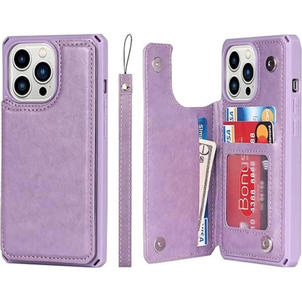 Cavor Funda tipo cartera para iPhone 13 Pro funda para_1