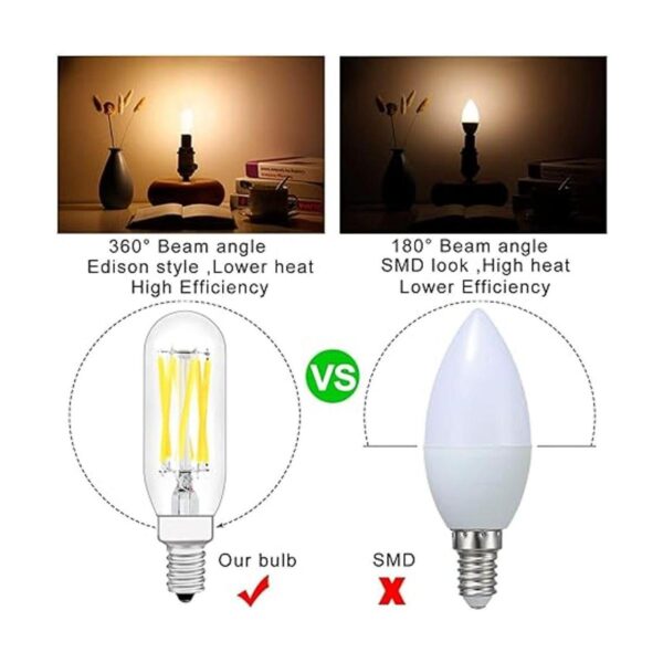 PIFUT Bombilla LED T8 bombilla LED E12 regulable 110 V_4