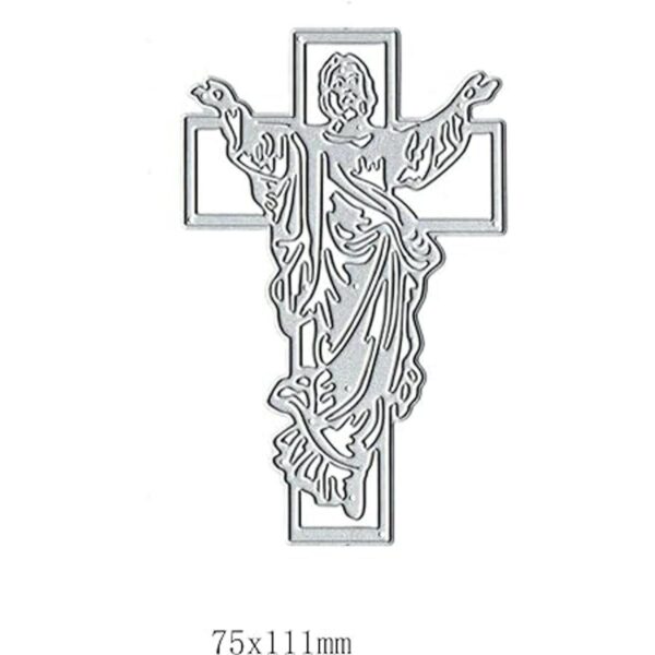 Cross Jesus Troqueles de metal para manualidades_2