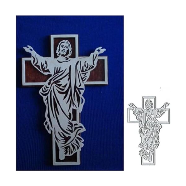 Cross Jesus Troqueles de metal para manualidades_5