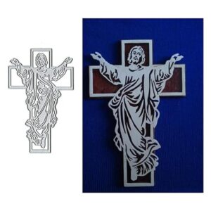 Cross Jesus Troqueles de metal para manualidades_1