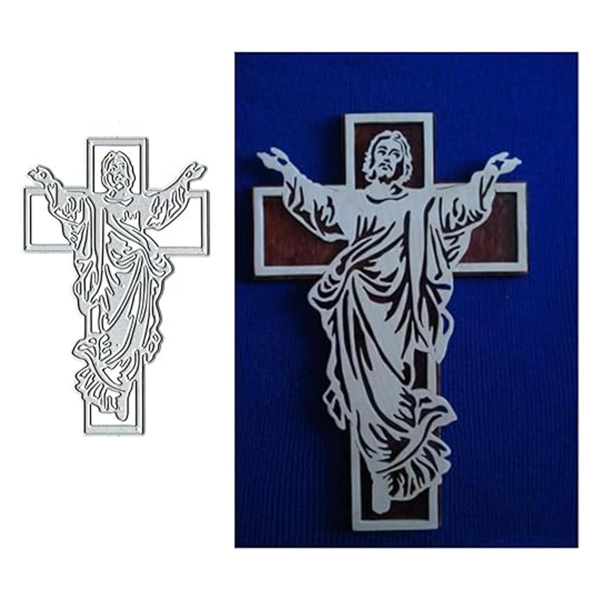 Cross Jesus Troqueles de metal para manualidades