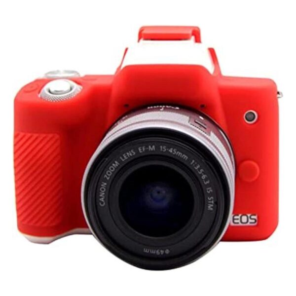 Rieibi Funda de silicona para Canon M50 M50 Mark II funda_1