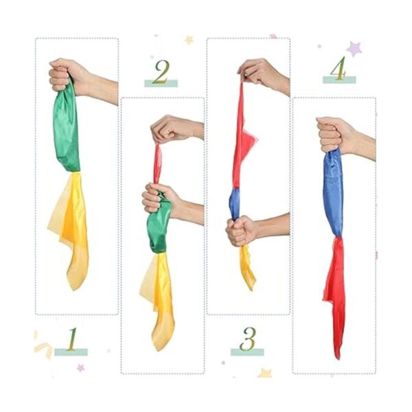 Tarpop 6 bufandas mágicas que cambian de color pañuelo de_2
