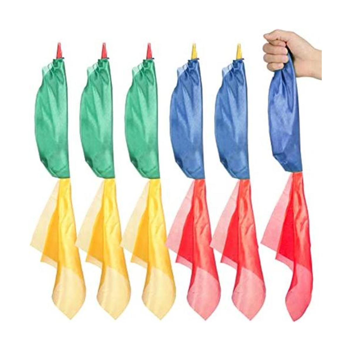 Tarpop 6 bufandas mágicas que cambian de color pañuelo de