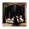 VETHIN 4 Corners Post Princess Bed Canopy Curtain Double_1