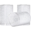 GoldSwift Paquete de 3 pantallas de cristal de lino blanco_1