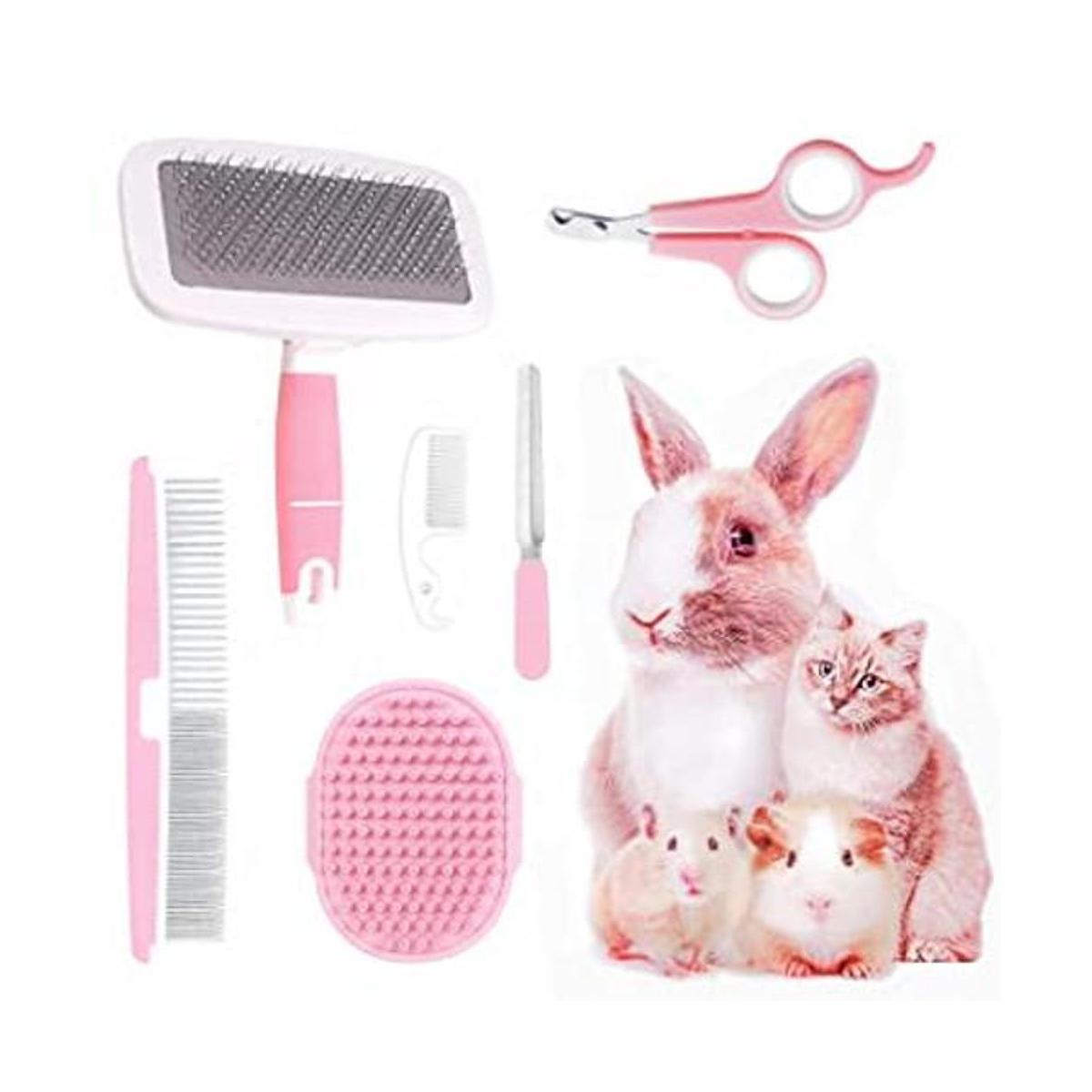 Crafterlife Kit de aseo de mascotas pequeñas con cepillo