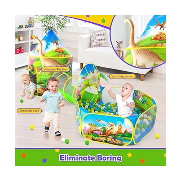 PigPigPen Tienda de campaña de juego de dinosaurios para_3