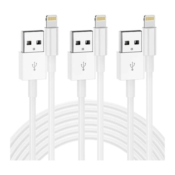 QZIIW Cable de carga para iPhone de 10 pies paquete de 3_1