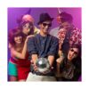 48 colgantes de bola de discoteca redondos brillantes