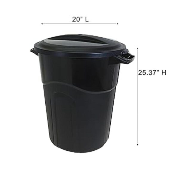 United Solutions Contenedor redondo de 20 galones color_2