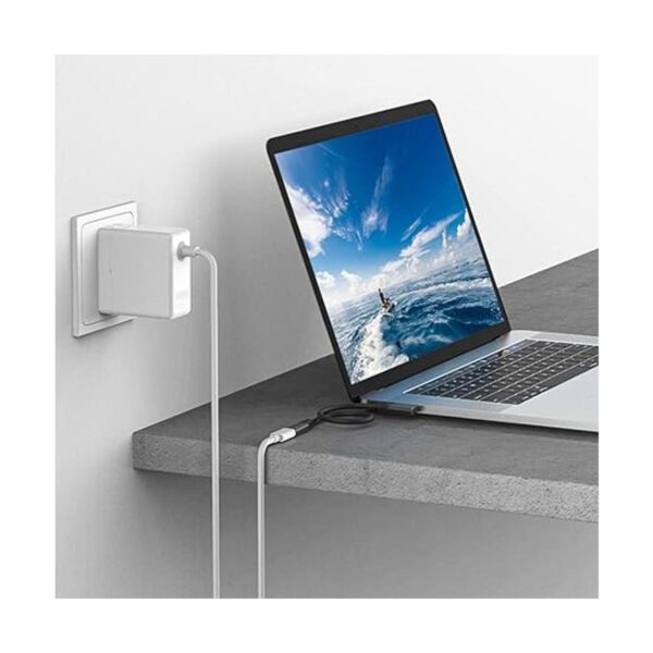 Cable de extensión USB C hembra a macho de ángulo recto de