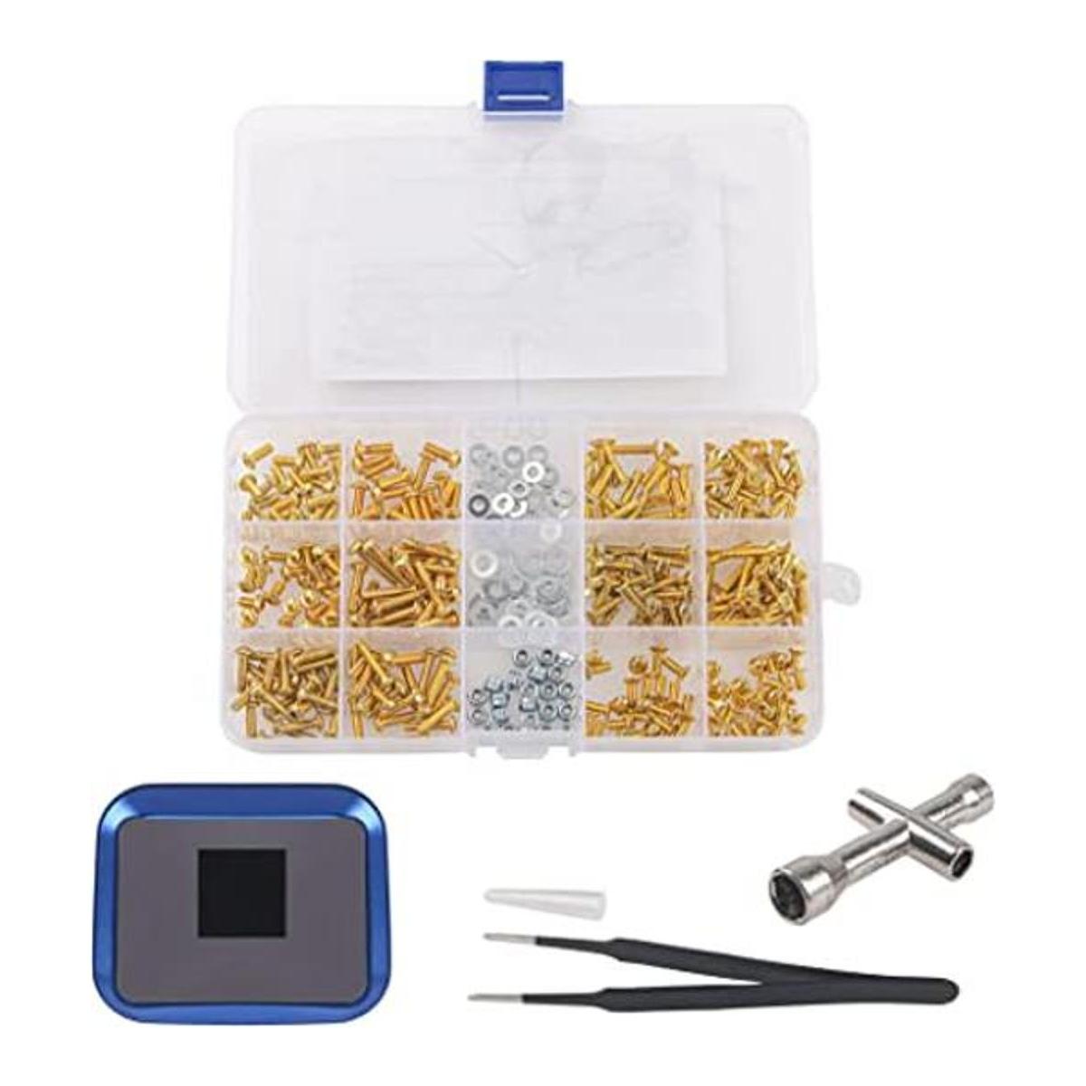 HIRCQOO Kit de tornillos RC M3 de cabeza redonda plana M3