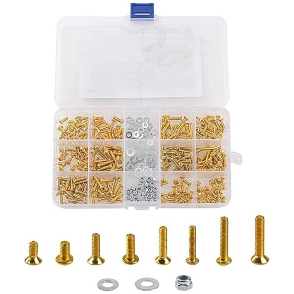 HIRCQOO Kit de tornillos RC M3 de cabeza redonda plana M3_2