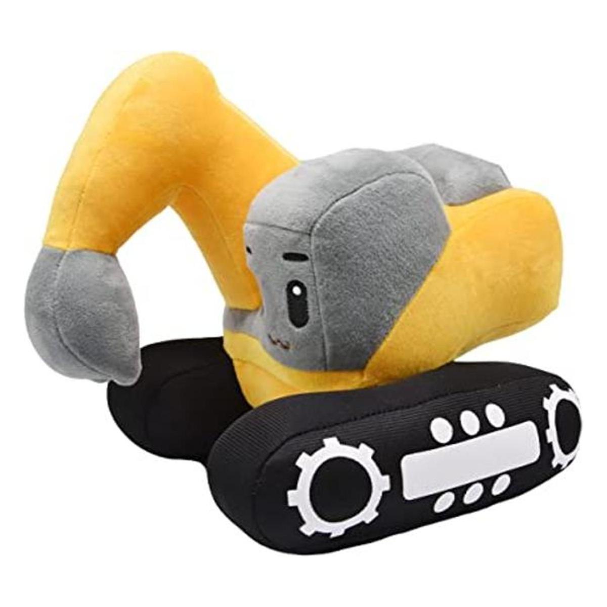Juguete de construcción suave para excavadora de peluche
