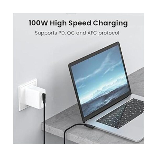 Cable USB C a USB C corto de 90 grados cable USB C a C de_2
