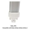 Bombilla LED GX24Q de 11 W de base de 4 pines de repuesto_3
