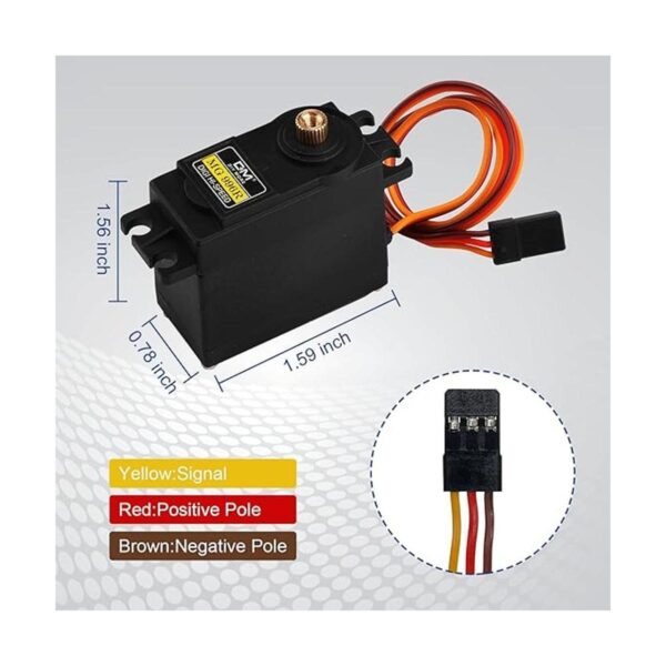 Servo servo de metal Aideepen MG996R servomotor digital_5