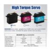 Servo servo de metal Aideepen MG996R servomotor digital_2