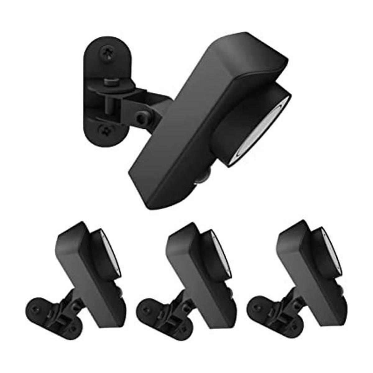 Paquete de 4 soportes de pared de metal compatibles con