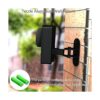 Paquete de 4 soportes de pared de metal compatibles con_4