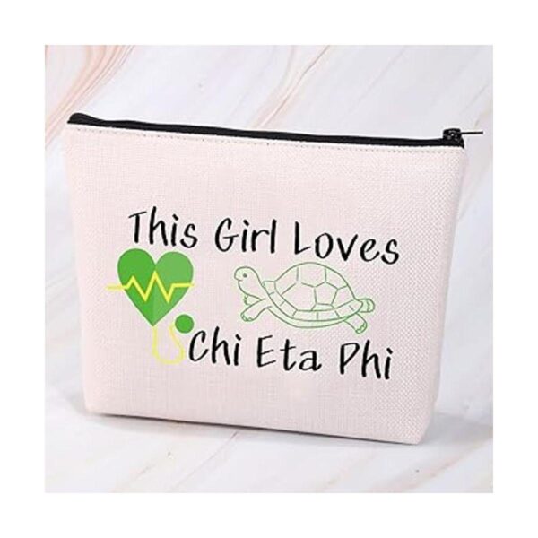 VAMSII Chi Eta Phi Bolsa de maquillaje de viaje XHO XHO_3