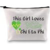 VAMSII Chi Eta Phi Bolsa de maquillaje de viaje XHO XHO_1