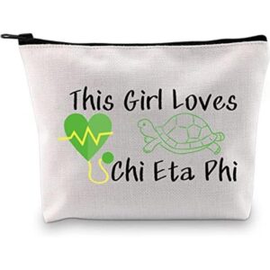 VAMSII Chi Eta Phi Bolsa de maquillaje de viaje XHO XHO_1