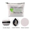 VAMSII Chi Eta Phi Bolsa de maquillaje de viaje XHO XHO_5