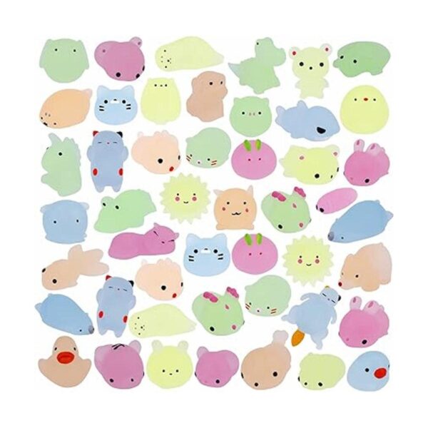 Outee 50 juguetes de Mochi Squishies Mini Squishies Mochi_2