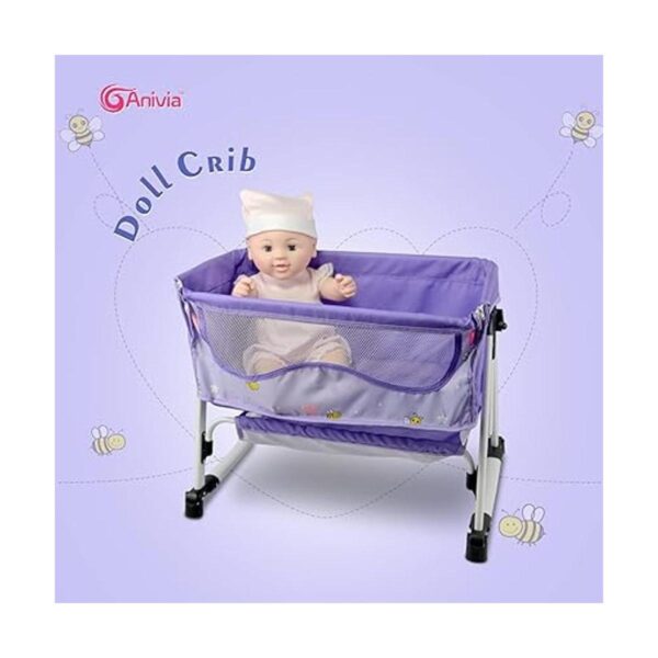 Anivia Muebles de cama de muñecas de 2 funciones cama de_3