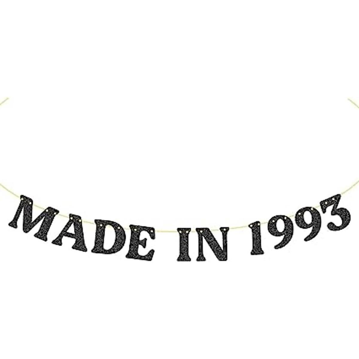 Decoraciones de cumpleaños número 30 sin bricolaje hechas
