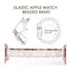 Pulsera con cuentas de purpurina compatible con Apple_2